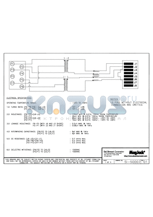 SI-50007 datasheet - SI-50007