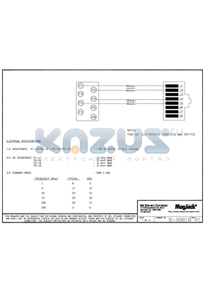 SI-50012 datasheet - SI-50012