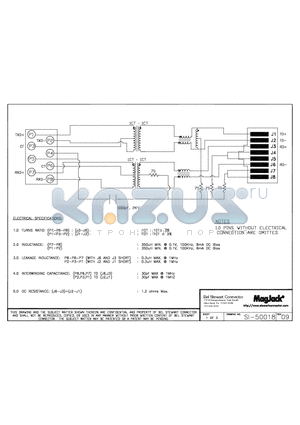 SI-50018 datasheet - SI-50018