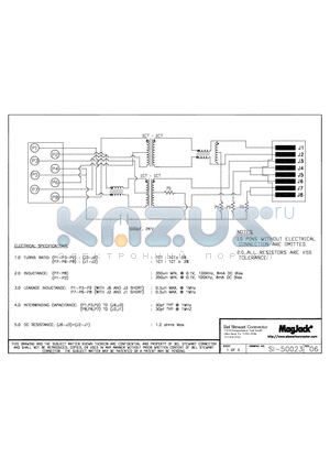 SI-50023 datasheet - SI-50023