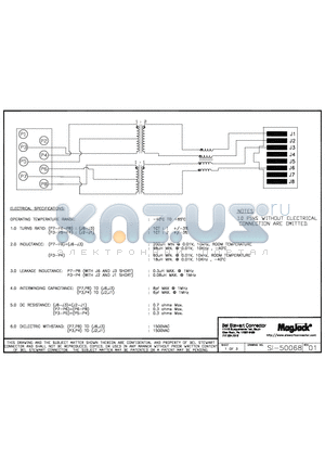 SI-50068 datasheet - SI-50068