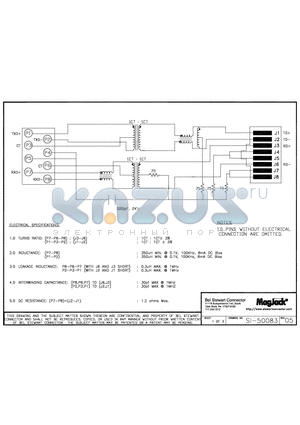 SI-50083 datasheet - SI-50083