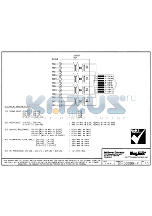 SI-50089-F datasheet - SI-50089-F