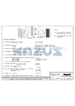 SI-50102 datasheet - SI-50102