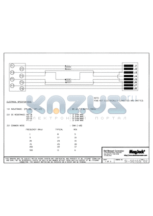 SI-50103 datasheet - SI-50103