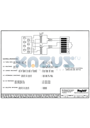 SI-50114 datasheet - SI-50114