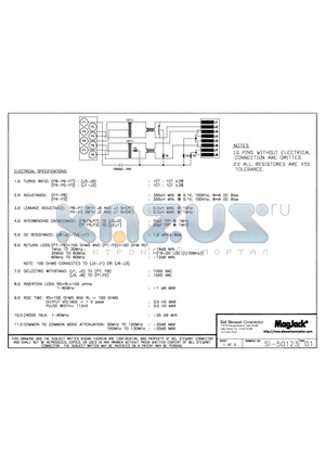 SI-50123 datasheet - SI-50123