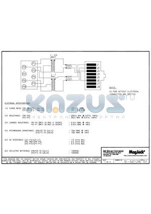 SI-50126 datasheet - SI-50126