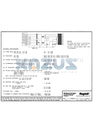 SI-50138 datasheet - SI-50138