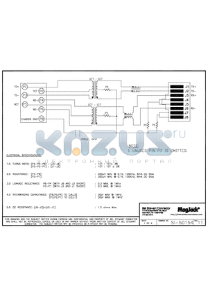 SI-50154 datasheet - SI-50154