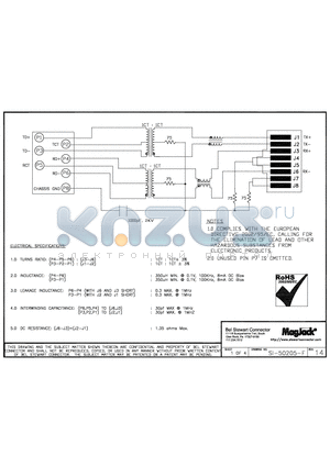 SI-50205-F datasheet - SI-50205-F