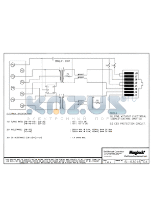 SI-53016 datasheet - SI-53016