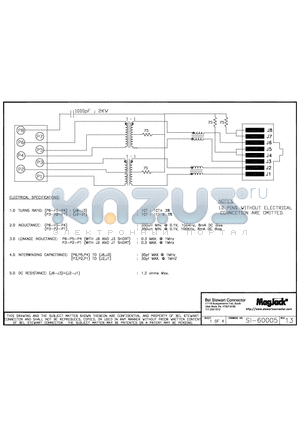 SI-60005 datasheet - SI-60005