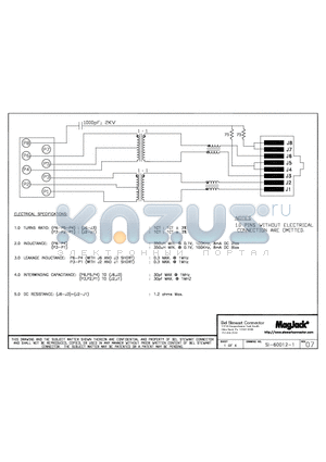 SI-60012 datasheet - SI-60012