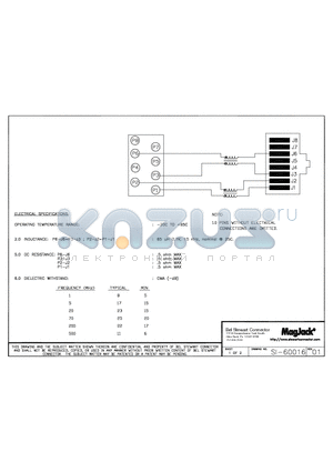 SI-60016 datasheet - SI-60016