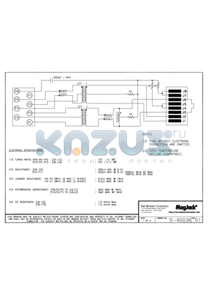 SI-60036 datasheet - SI-60036