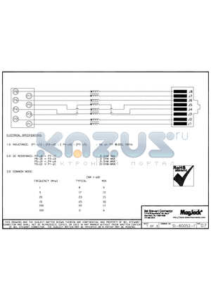 SI-60052-F datasheet - SI-60052-F