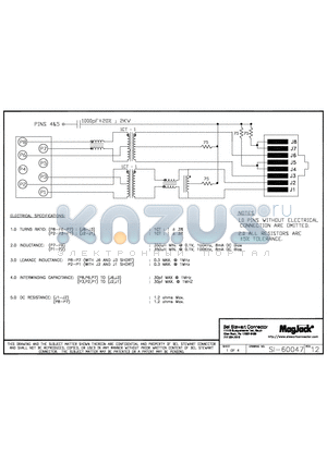 SI-60047 datasheet - SI-60047