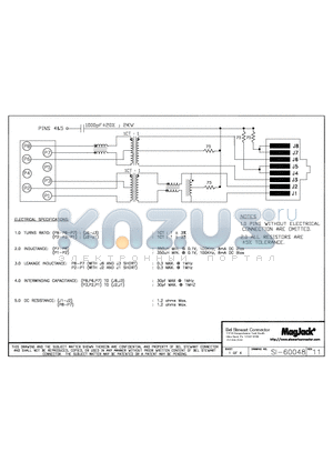 SI-60048 datasheet - SI-60048