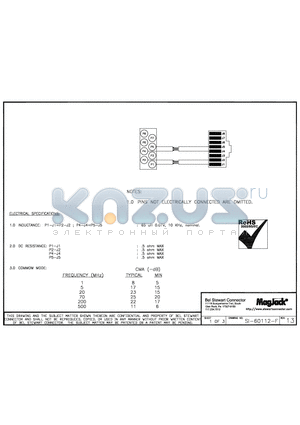 SI-60112-F datasheet - SI-60112-F