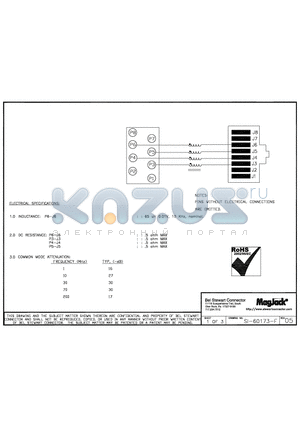 SI-60173-F datasheet - SI-60173-F