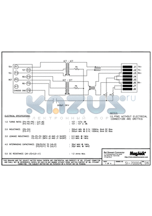 SI-70004 datasheet - SI-70004