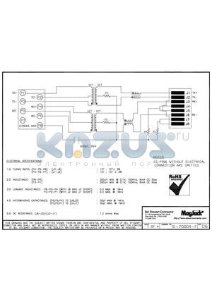 SI-70004-F datasheet - SI-70004-F