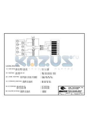 SI-70007 datasheet - SI-70007