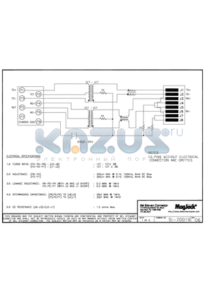 SI-70019 datasheet - SI-70019