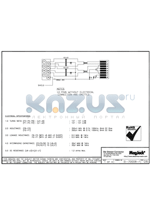 SI-70008-F datasheet - SI-70008-F