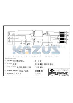 SI-70025 datasheet - SI-70025