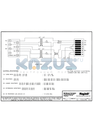 SI-70038 datasheet - SI-70038