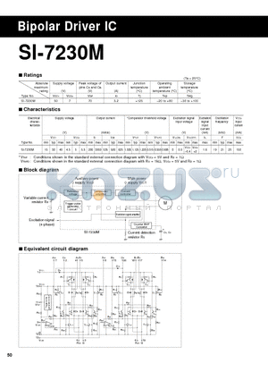 SI-7230M datasheet - Bipolar Driver IC