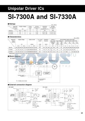 SI-7300A datasheet - Unipolar Driver ICs