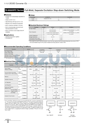 SI-8000HFE_11 datasheet - Full-Mold, Separate Excitation Step-down Switching Mode