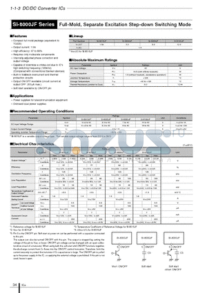 SI-8000JF_11 datasheet - Full-Mold, Separate Excitation Step-down Switching Mode