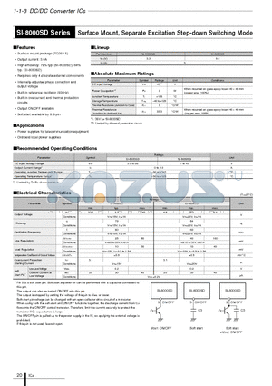 SI-8000SD_11 datasheet - Surface Mount, Separate Excitation Step-down Switching Mode