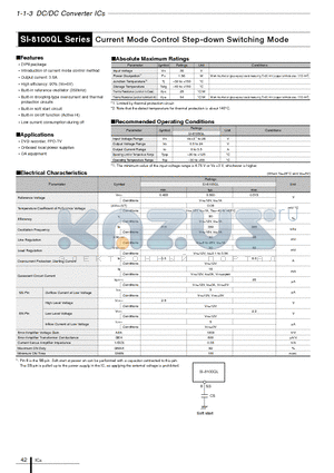 SI-8100QL_11 datasheet - Current Mode Control Step-down Switching Mode