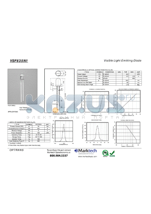 VSF635N1 datasheet - Visible Light Emitting Diode