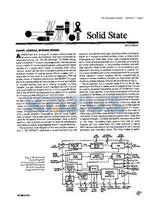 SN76477 datasheet - Solid State