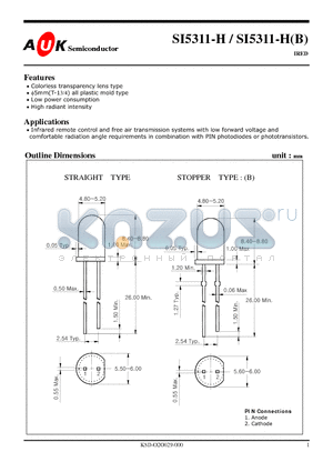 SI5311-H datasheet - IRED