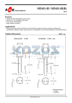 SI5411-HB datasheet - IRED