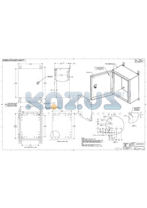 SNB-3731 datasheet - NEMA SHEET METAL BOX