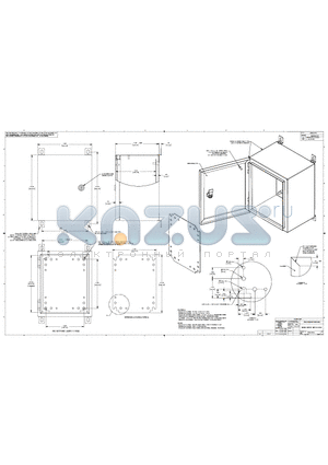 SNB-3732 datasheet - NEMA SHEET METAL BOX