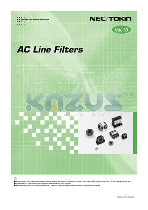 SNG-19A-080 datasheet - AC Line FIlters