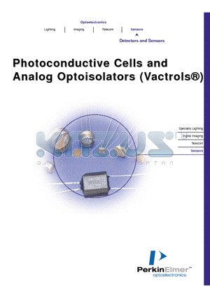 VT43N2 datasheet - Photoconductive Cells and Analog Optoisolators (Vactrols)