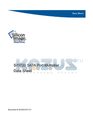 SII3726CB datasheet - SATA Port Multiplier