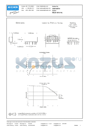 SIL05-1A72-74L_DE datasheet - (deutsch) SIL Reed Relay