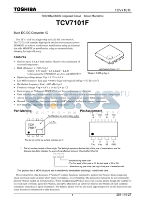 TCV7101F datasheet - Buck DC-DC Converter IC