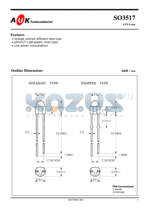 SO3517 datasheet - LED Lamp